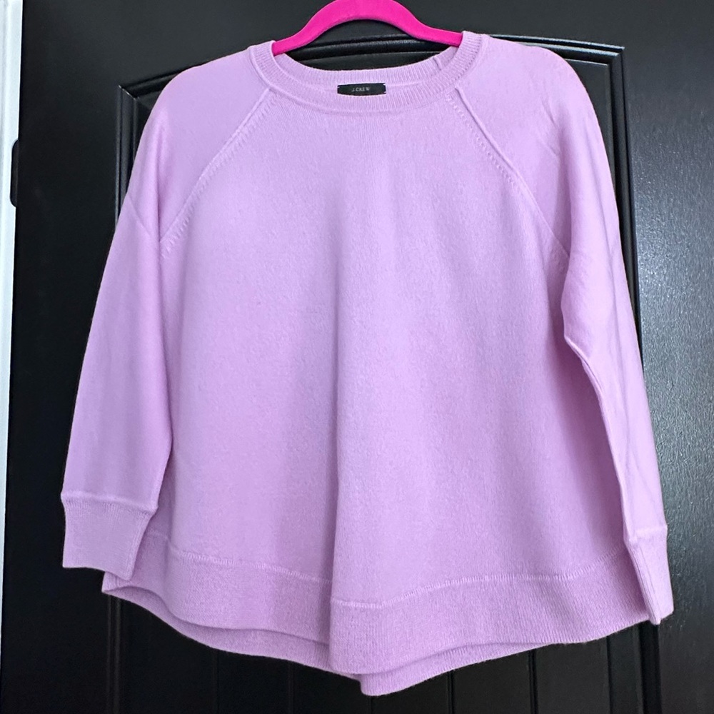 J. Crew Light Purple Women's Sweater Merino wool.